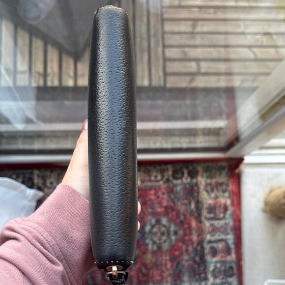 Kate Spade New York Wellesley Neda Zip-Around Black Leather Wallet - Picture 8 of 12